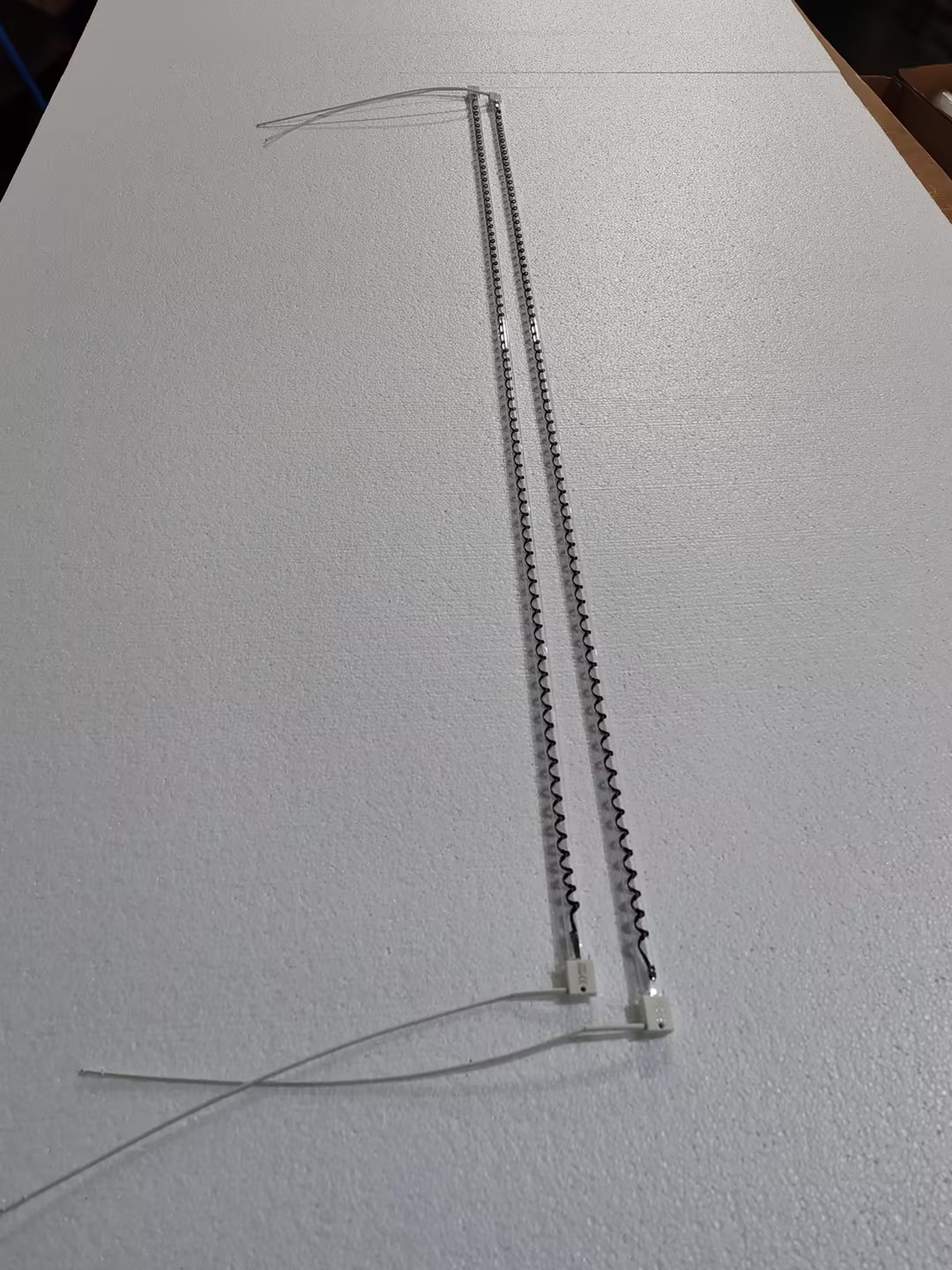 clear 550mm 220v 1500w carbon fiber heating lamp SK15 ceramic