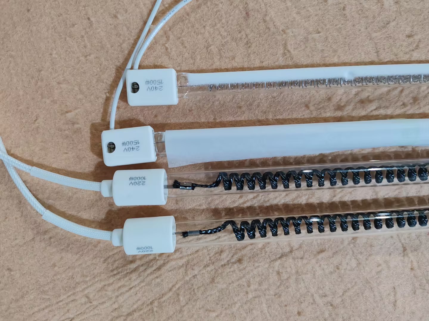 carbon infrared quartz heating lamp for drying