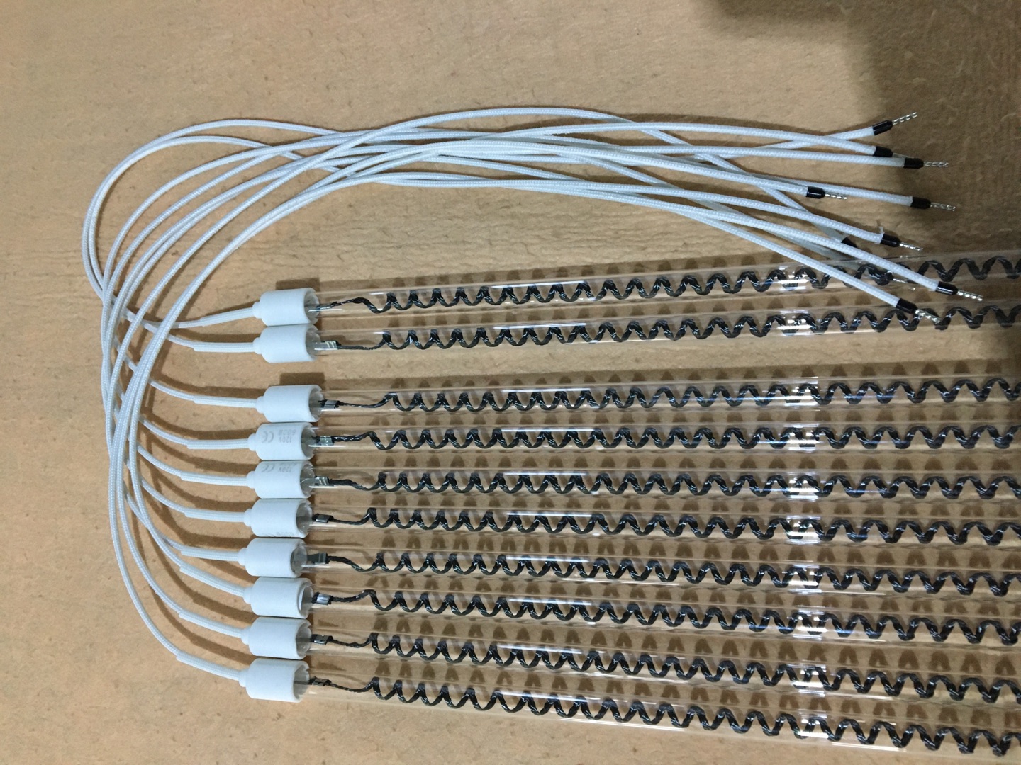 Karbon fiber kuvars ısıtıcı tüpü