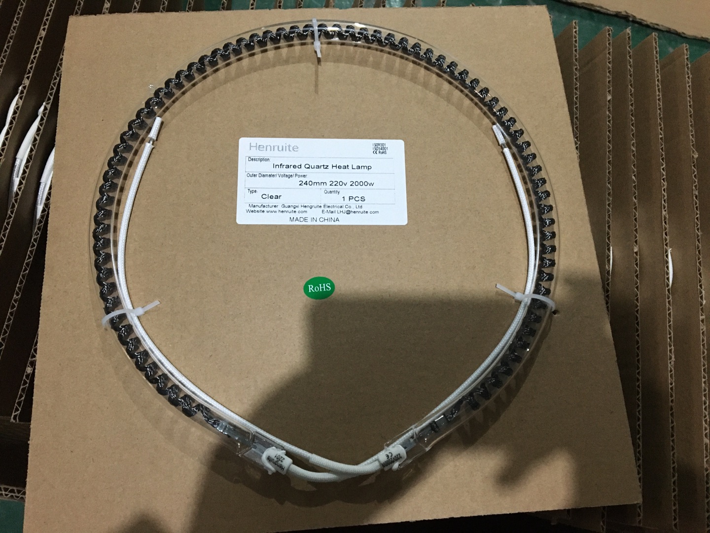 carbon fiber far infrared heating lamps