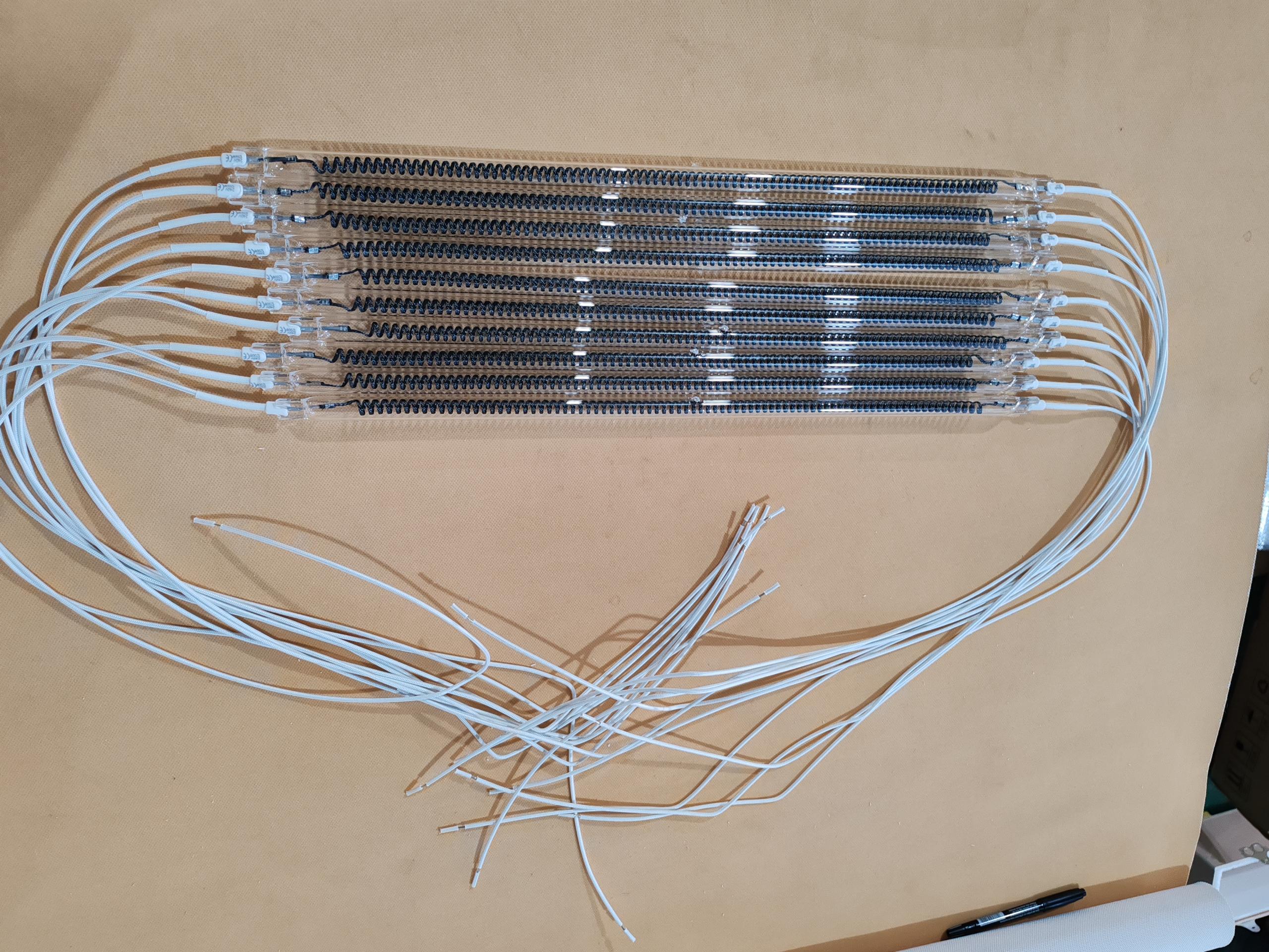 Inkjet Printer use carbon fiber heat lamp