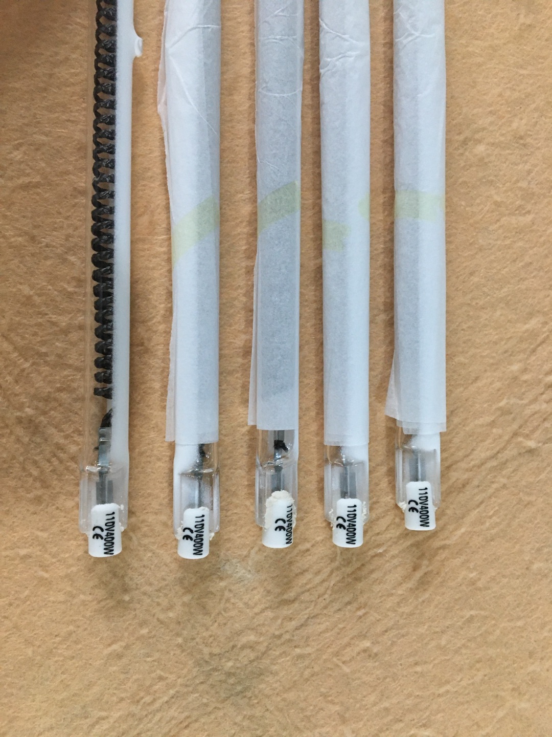 long medium wave heat lamp quartz glass ir carbon fiber